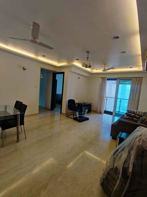Living Room in 2 BHK Apartment at Raheja Atlantis, Lower Parel – for Sale