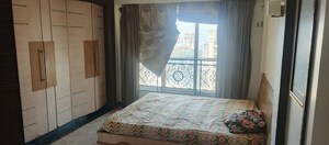 Bedroom in 3 BHK Apartment at Hiranandani Heritage Tower, Powai – for Rent