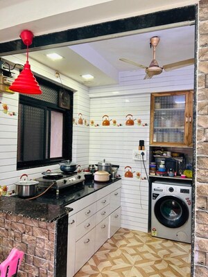 Kitchen in 2 BHK Apartment at Hiranandani Estate Princeton, Ghodbunder Road – for Sale