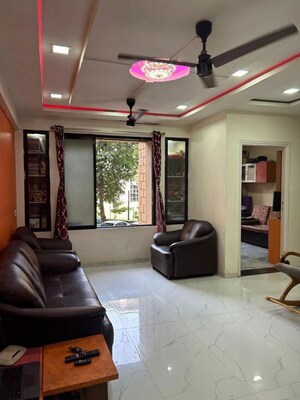 Living Room in 2 BHK Apartment at Hiranandani Estate Princeton, Ghodbunder Road – for Sale