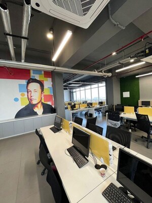 Team Area in  Office Space at Ravindra Nagar – for Rent
