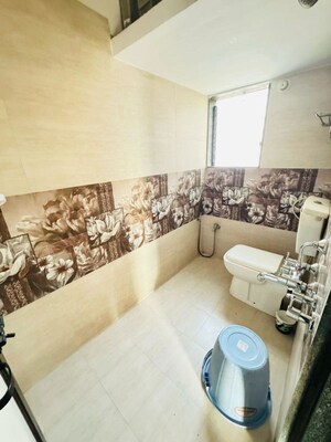 Attached Bathroom in 2 BHK Apartment at Virat Green Avenue, Shilphata – for Rent
