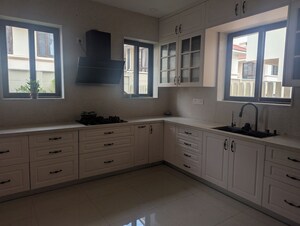 Kitchen in 4 BHK Villa at Adarsh Tranqville, Chikkagubbi Village – for Rent