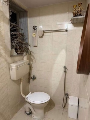 Bathroom in 1 BHK Apartment at Bandra West – for Rent