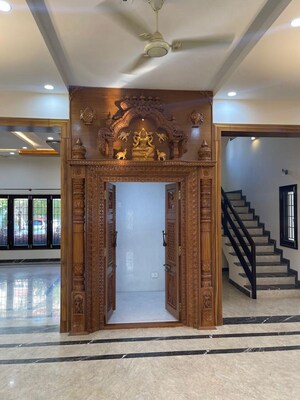 Living Room in 4 BHK Villa at Adarsh Palm Retreat – for Rent