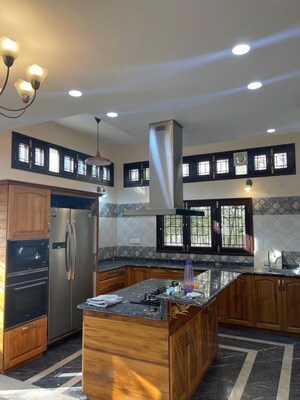 Kitchen in 4 BHK Villa at Adarsh Palm Retreat – for Rent