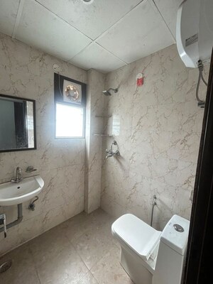 Bathroom in 1 RK Builder Floor at Sushant Lok I – for Rent