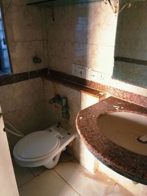 Bathroom in 2 BHK Apartment at Royal Palms, Goregaon East – for Rent