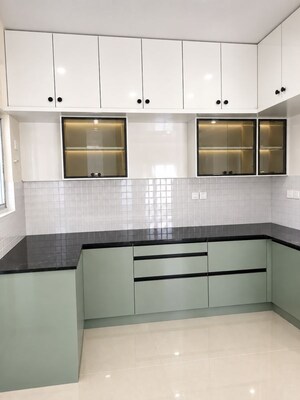 Kitchen in 2 BHK Apartment at Adarsh Greens, Kogilu – for Rent
