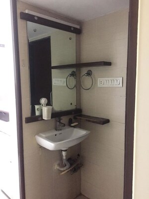 Bathroom in 1 BHK Apartment at Suraj Heights Goregaon, Goregaon East – for Rent