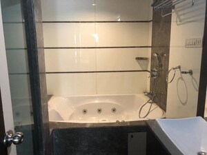 Bathroom in 4 BHK Apartment at Hicons Classic, Khar West – for Rent
