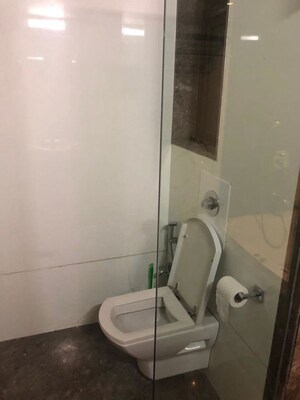 Bathroom in 4 BHK Apartment at Hicons Classic, Khar West – for Rent