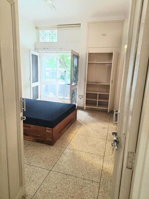 Bathroom in 3 BHK Builder Floor at Pamposh Enclave – for Rent