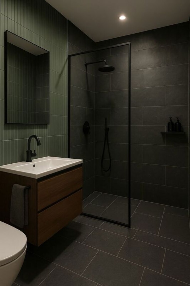 Bathroom, godrej-blue 3 Bedroom 1510 Sq.Ft. Apartment In B L Saha Road Kolkata 10721225