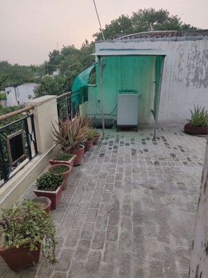 Balcony in 1 BHK Builder Floor at Greater Kailash I – for Rent