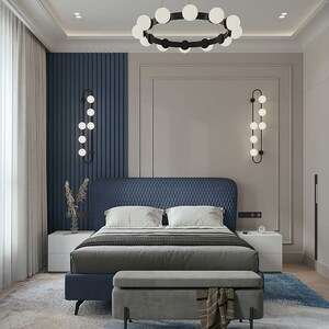 Living Room in 4 BHK Apartment at Godrej Blue, B L Saha Road – for Sale
