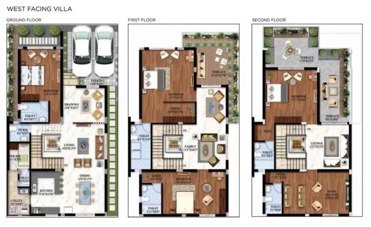 Floor Plan, cynosure-jyothi-woods 5 Bedroom 4370 Sq.Ft. Villa In Aecs Layout Bangalore 10721215