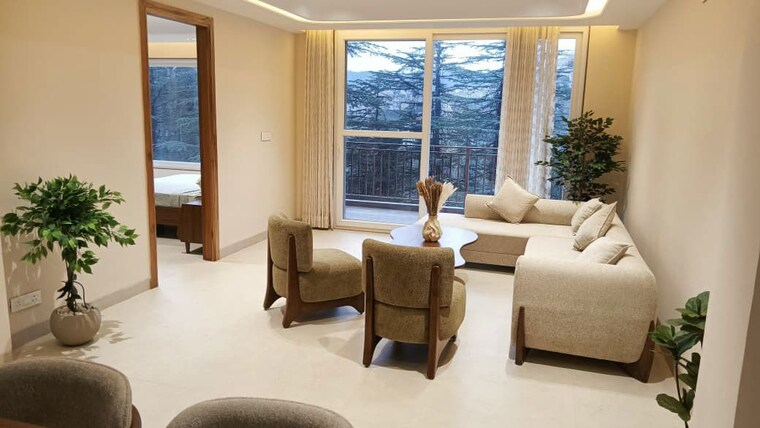Living Room, the-forest-chalet 1 Bedroom 460 Sq.Ft. Apartment In Panthaghati Shimla 10721338