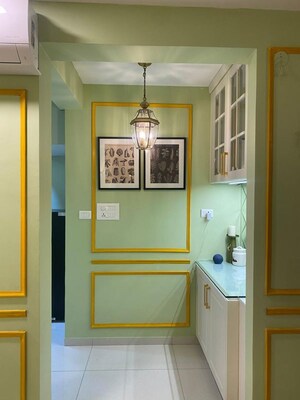 Building Lobby in 3 BHK Apartment at Rajapushpa Eterna, Nanakramguda – for Rent