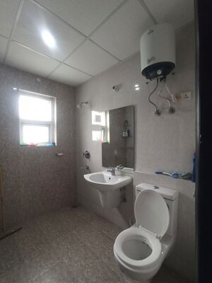 Bathroom in 3 BHK Builder Floor at Omaxe New Chandigarh, North Mullanpur – for Rent