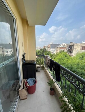Balcony in 3 BHK Builder Floor at Rajouri Garden – for Rent