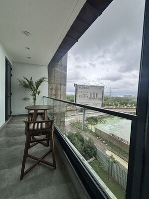 Balcony in 4 BHK Apartment at Eldeco Trinity, Gomti Nagar – for Sale