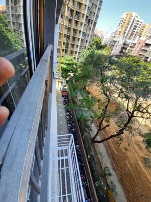 Balcony in 1 BHK Apartment at Prayag Heights, Dindoshi – for Rent