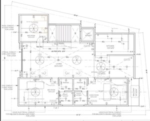 Floor Plan in 3 BHK Apartment at Cooke Town – for Sale