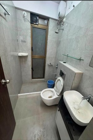 Bathroom in 2 BHK Apartment at Raymond Ten X Habitat, Pokhran Road No Two – for Rent