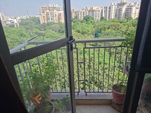 Balcony in 2 BHK Apartment at Unitech Uniworld Gardens 2, Sector 47 – for Rent