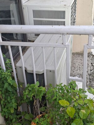 Balcony in 2 BHK Apartment at Unitech Uniworld Gardens 2, Sector 47 – for Rent