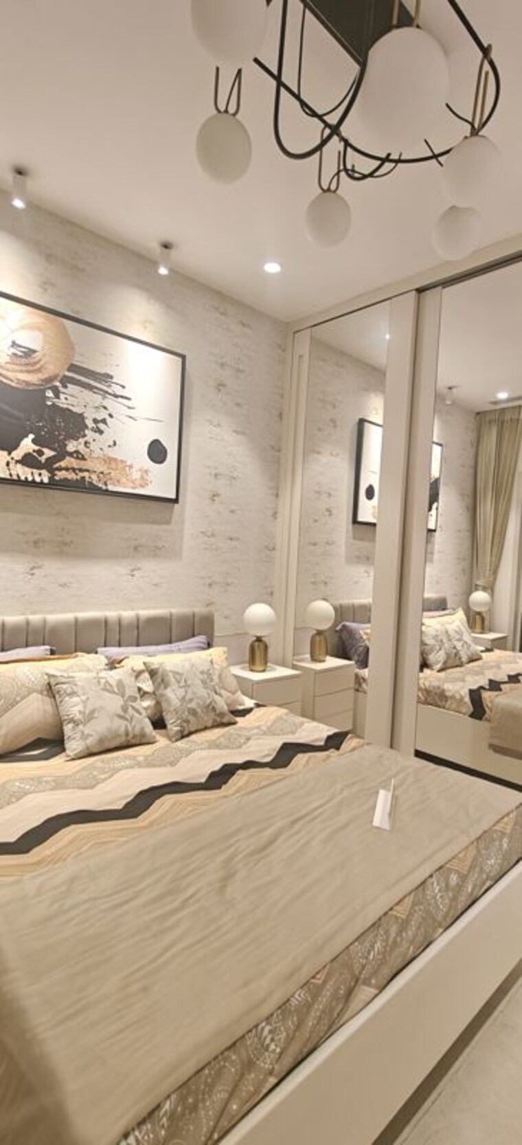 Master Bedroom, royal-lagoon 2 Bedroom 591 Sq.Ft. Apartment In Malad West Mumbai 10721643