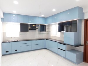 Kitchen in 3 BHK Apartment at Madhu Park Ville, Tellapur – for Rent