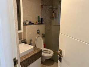 Bathroom in 4 BHK Apartment at Indira Nagar – for Rent