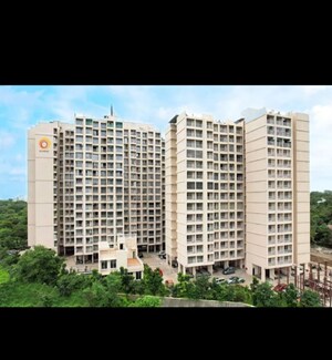 1 BHK Apartment – Exterior View View at Sunrise Glory, Shilphata - for Rent