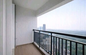 Balcony in 3 BHK Apartment at L And T Seawoods Residences, Seawoods – for Rent