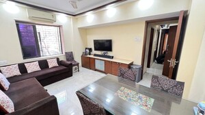 Living Room in 2 BHK Apartment at Worli Sea Face – for Rent