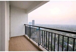 Balcony in 3 BHK Apartment at L And T Seawoods Residences, Seawoods – for Rent