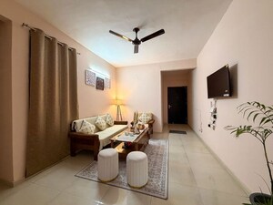 Living Room in 2 BHK Apartment at Signature Global Solera 2, Sector 107 – for Rent