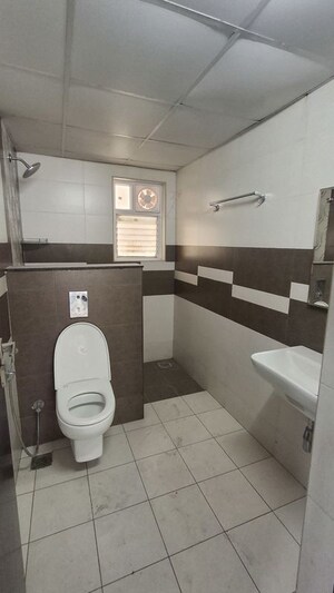 Bathroom in 3 BHK Apartment at Vajra Jasmine County, Gachibowli – for Rent