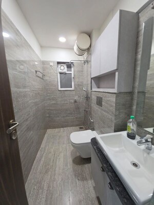 Bathroom in 2 BHK Apartment at Raheja Ridgewood, Goregaon East – for Rent