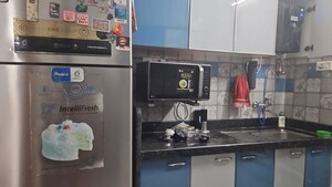 Kitchen in 3 BHK Apartment at LnT The Villas At Seawoods Residences, Seawoods – for Rent