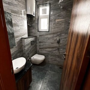 Bathroom in 3 BHK Apartment at Khar Gymkhana Apartment, Khar West – for Rent