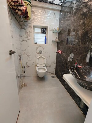 Bathroom in 1 BHK Apartment at Heritage Shakuntala Mahal, Chembur – for Sale