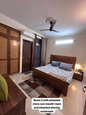 Bedroom in 2 BHK Builder Floor at Indrapuram – for Rent