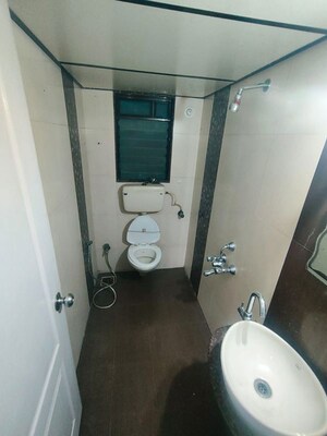 Bathroom in 3.5 BHK Villa at Puranik Villa, Ashok Nagar – for Rent