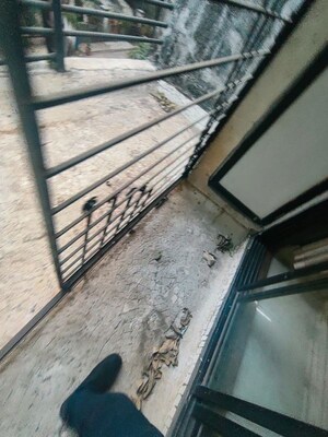 Balcony in 3.5 BHK Villa at Puranik Villa, Ashok Nagar – for Rent