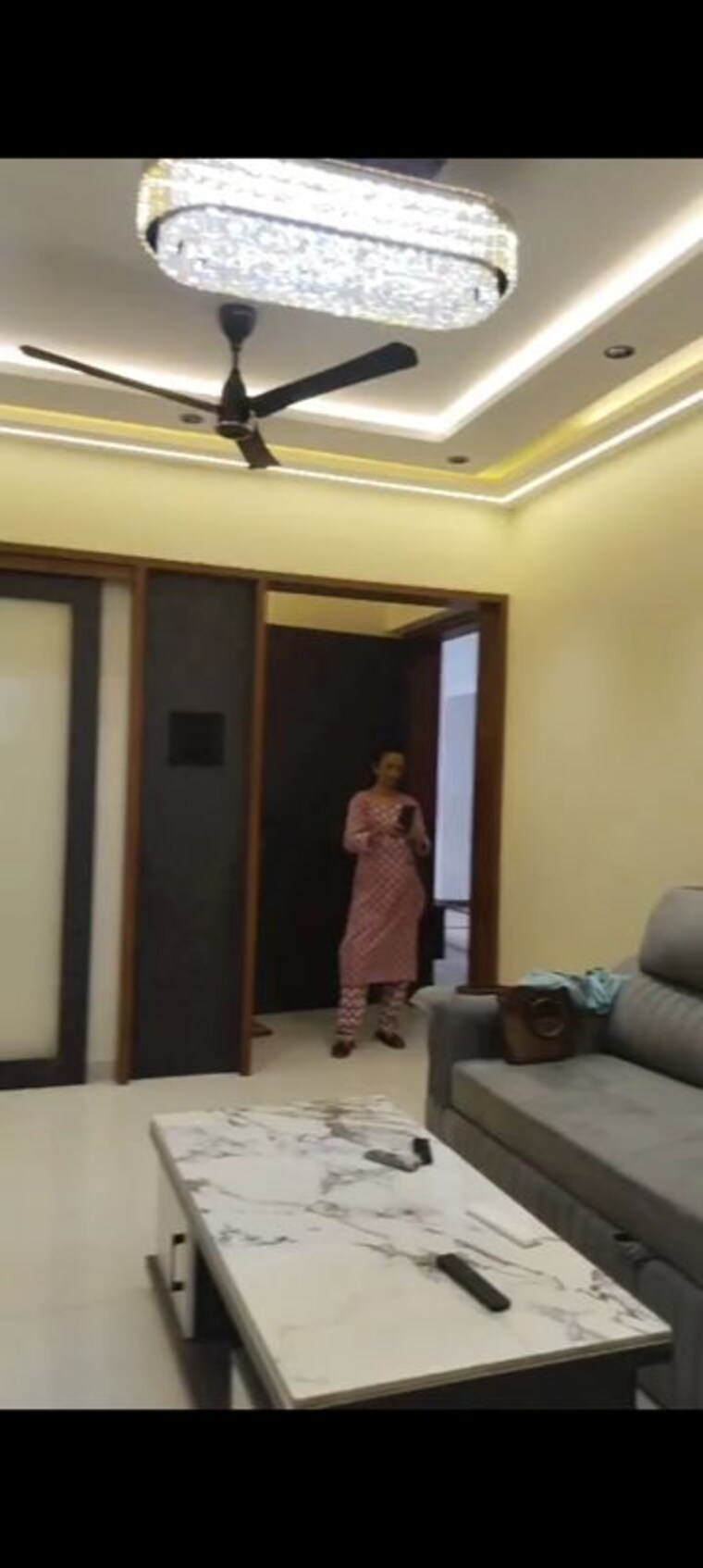Living Room, casa-imperia 3 Bedroom 950 Sq.Ft. Apartment In Wakad Pune 10722327