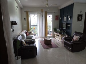 Living Room in 3 BHK Apartment at Prestige Ozone – for Rent