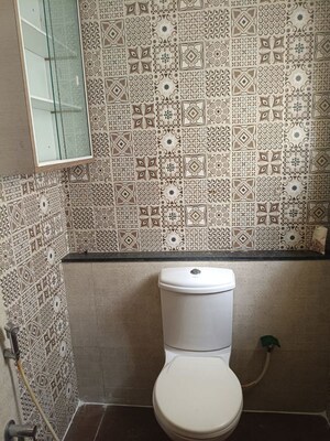 Bathroom in 1 BHK Apartment at Anshul Shree Hans Garden, Dhanori – for Rent